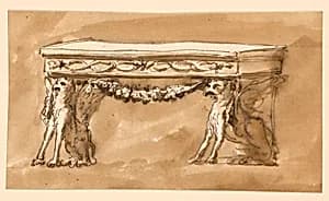 Console table by Giuseppe Barberi, Italian, 1746–1809