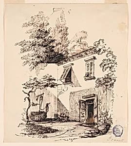 Courtyard of a house