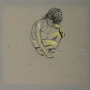 Crouching Boy by Alice Pike Barney