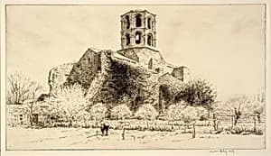 Cure's Garden, Arles by Kerr Eby