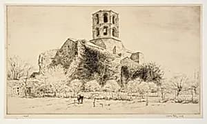 Cure's Garden, Arles by Kerr Eby