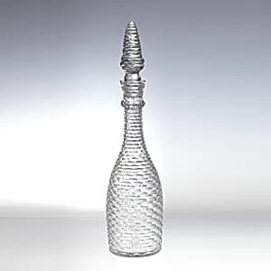 Decanter and stopper by Unknown