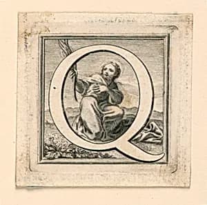 Decorated Capital Letter Q