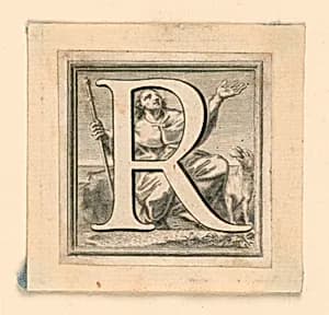 Decorated Capital Letter R