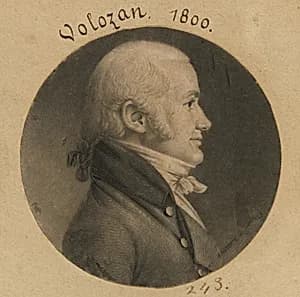 Denis A. Volozan by Charles Balthazar Julien Févret de Saint-Mémin, 12 Mar 1770 - 23 Jun 1852
