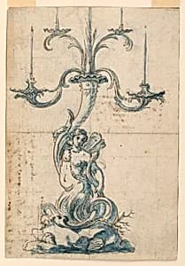 Design for a Candlestick by Unknown