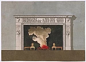 Design for a Chimneypiece by Pietro Camporese the Younger, Italian, Roman, 1792–1873