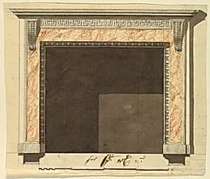 Design for a Chimneypiece by Unknown