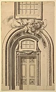 Design for a church doorway