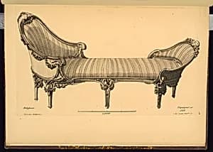 Design for a Daybed by Jean-Charles Delafosse, French, 1734 – 1789