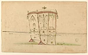 Design for a Sedan Chair by Unknown