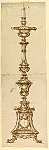 Design for a Silver Candl