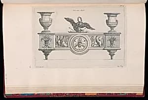 Design for an Andiron by Richard de Lalonde, French, active 1780–96