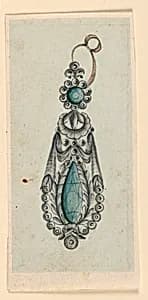 Design for an Earring by Unknown
