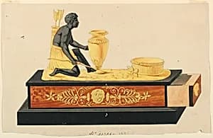 Design for an Inkstand by Lefebvre Manufactory, Tournai