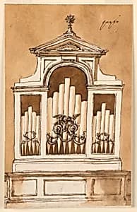 Design for an Organ by Giuseppe Barberi, Italian, 1746–1809
