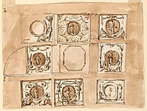 Design for Ceiling Decoration by Giuseppe Barberi, Italian, 1746–1809