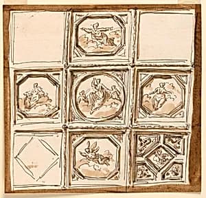 Design for Ceiling Decoration by Giuseppe Barberi, Italian, 1746–1809
