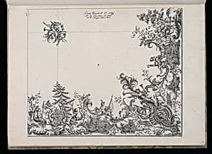 Design for Ceiling Ornament by François de Cuvilliés the Elder, Belgian, active Germany, 1695 - 1768