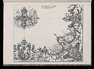 Design for Ceiling Ornament by François de Cuvilliés the Elder, Belgian, active Germany, 1695 - 1768