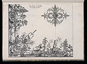 Design for Ceiling Ornament by François de Cuvilliés the Elder, Belgian, active Germany, 1695 - 1768
