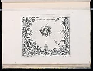 Design for Ceiling Ornament by François de Cuvilliés the Elder, Belgian, active Germany, 1695 - 1768
