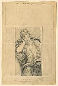 Design for Magazine Cover by Kenyon Cox, American, 1856–1919