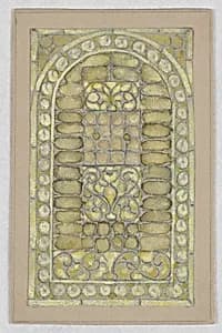 Design for stained glass by Alice Cordelia Morse, American, 1863–1961