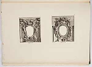 Designs for Cartouches by Gilles-Marie Oppenord, French, 1672–1742