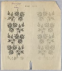 Designs for embroidery by Unknown
