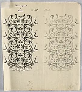 Designs for embroidery by Unknown