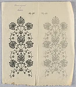 Designs for embroidery by Unknown