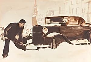 Digging Out Car