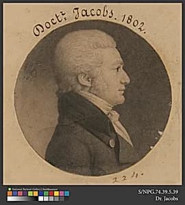 Dr. Jacobs by Charles Balthazar Julien Févret de Saint-Mémin, 12 Mar 1770 - 23 Jun 1852