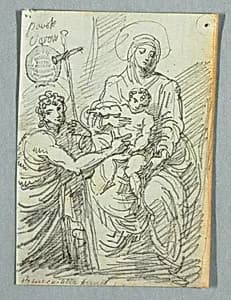 Drawing by Felice Giani, Italian, 1758–1823