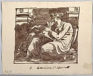 Drawing by Felice Giani, Italian, 1758–1823