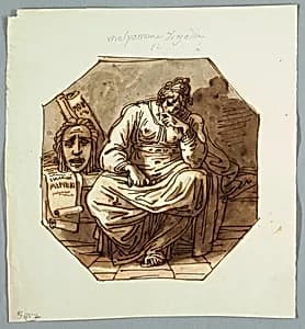 Drawing by Felice Giani, Italian, 1758–1823