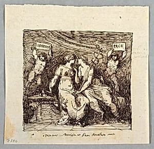 Drawing by Felice Giani, Italian, 1758–1823