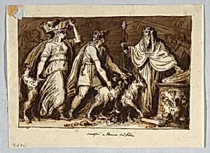 Drawing by Felice Giani, Italian, 1758–1823