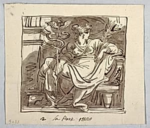 Drawing by Felice Giani, Italian, 1758–1823