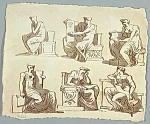 Drawing by Felice Giani, Italian, 1758–1823