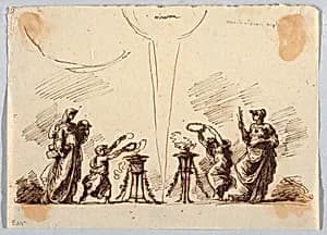 Drawing by Felice Giani, Italian, 1758–1823