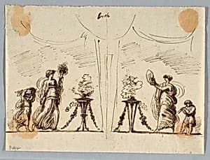Drawing by Felice Giani, Italian, 1758–1823