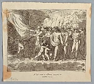 Drawing by Felice Giani, Italian, 1758–1823