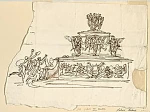 Drawing by Felice Giani, Italian, 1758–1823