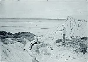Dunes Near East Hampton by Louis Eilshemius, American, b. Arlington, New Jersey, 1864–1941
