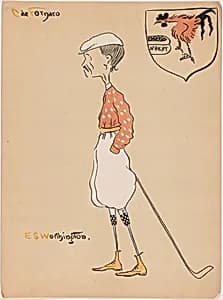 E. C. Worthington by Carlo de Fornaro, 1871 - 1949