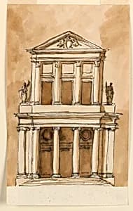 Elevation of a church by Giuseppe Barberi, Italian, 1746–1809
