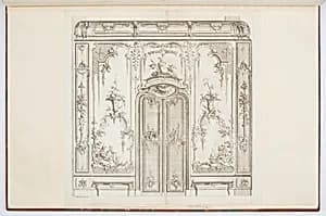 Elevation of a Decorated Interior