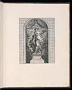 Female Garden Statue in Niche